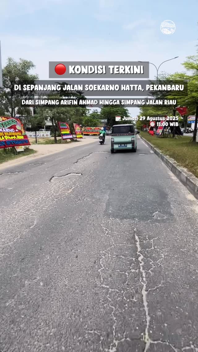 Update Kondisi Jalan Soekarno Hatta Pekanbaru