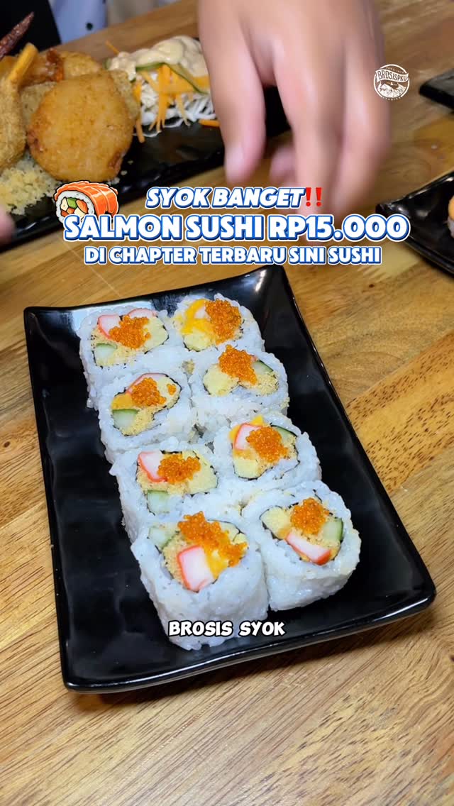SiniSushi Pekanbaru: Sushi Kaki Lima Viral Murah