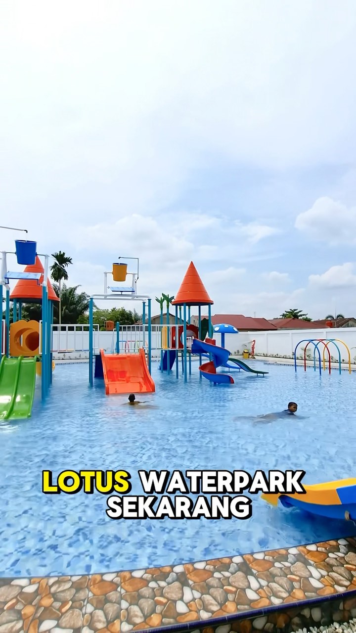 Serunya Happy Lotus Waterpark di Pekanbaru