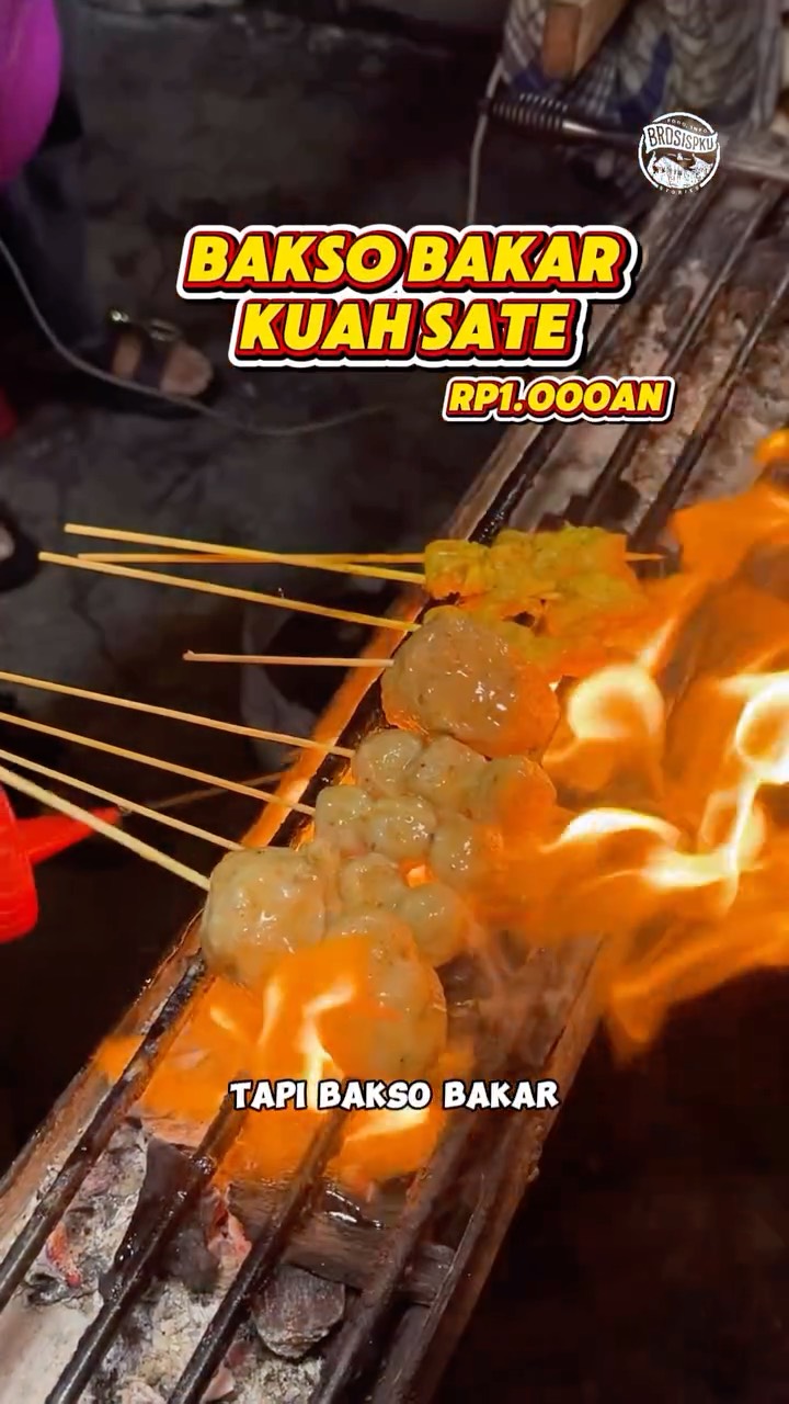 Pesona Bakso Bakar Pekanbaru dengan Kuah Kacang Istimewa