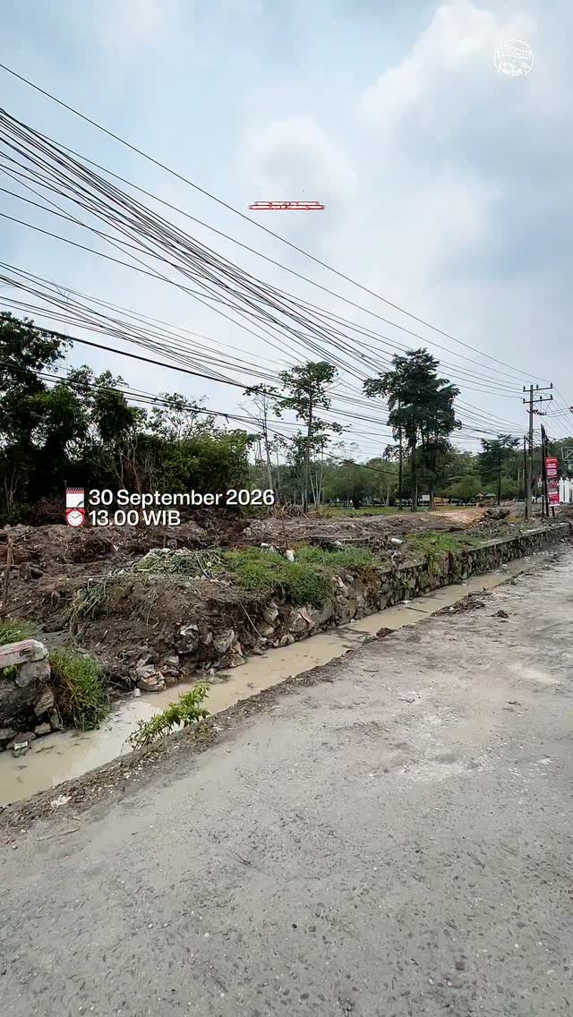 Pelebaran Jalan HR Soebrantas Panam Pekanbaru Sedang Berjalan