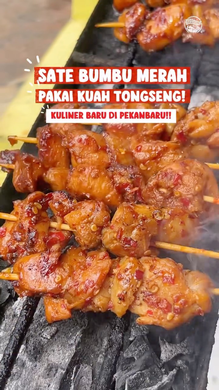 Sate Merah Tjuan, Sate Unik di Pekanbaru