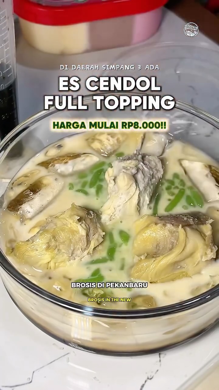 Nikmati Cendol Keju di Pekanbaru